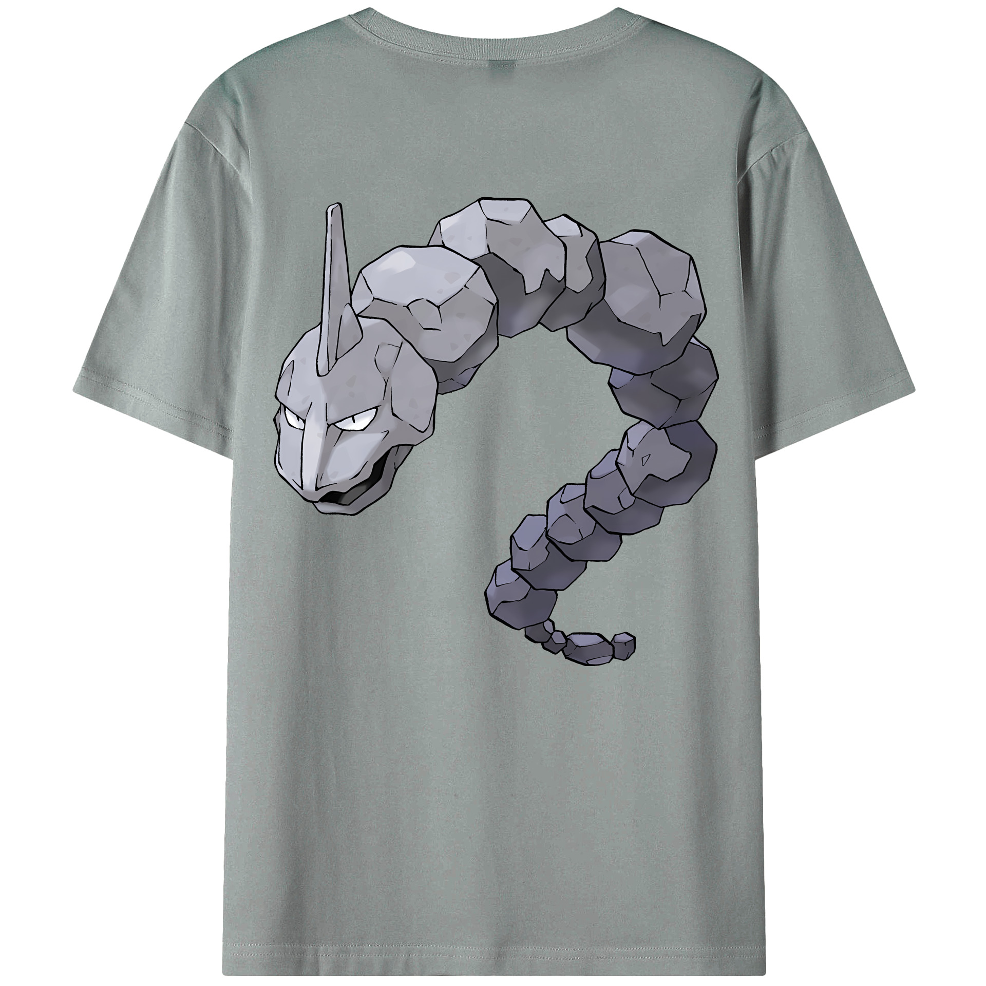 （画像用） ポケットモンスター Pokémon 綿100％ メンズ半袖Tシャツ（バックプリント） 通気性